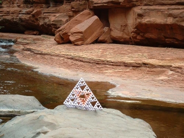 Stage 4 with a nested Stage 3 against Slide Rock in Oak Creek Canyon outside Sedona